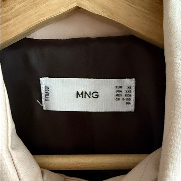 Mango Light Beige Double-Breasted Trench Coat - Picture 2 of 8